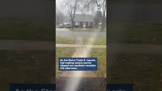 Massive balls of hail fall from the sky in SE Wisconsin