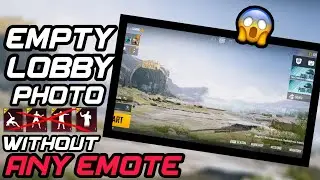Empty Lobby Photo Without Any Emote 😱 | Lobby Video Editing Tutorial By Daku Gaming