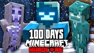 I Survived 100 Days in an APOCALYPTIC BLIZZARD in Minecraft...