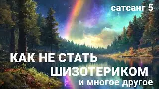 Сатсанг 5  (22.04.2023) Как не стать шизофреником, увлекаясь саморазвитием.