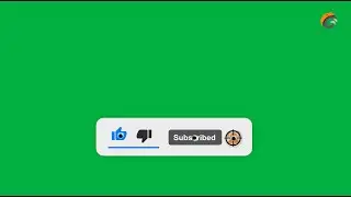 YouTube like subscribe bell icon buttons | Bullet Hole Effect | End Screen