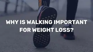 Why is walking important for weight loss?