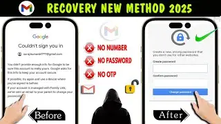 How To Recover Gmail Account || Google Account Recovery || Gmail Account Recovery New Method 2025