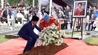 Presiden Jokowi Pimpin Upacara Pemakaman Ibu Ani Yudhoyono, Jakarta, 2 Juni 2019