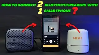 How to connect 2 Bluetooth speakers with 1 Smartphone ? | How to use Stereo Mode In Mivi Speakers?