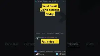 Send Email using nodejs #javascript #coding #nodejs