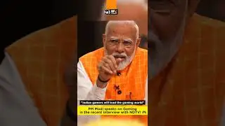 PM Modi speaks on Gaming in the recent interview with NDTV! 🎮 #Gaming #Modi #pmmodiongaming #esports