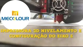 Impressora 3D nivelamento e ajuste do eixo z