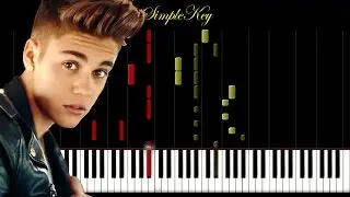 Justin Bieber - Sorry PIANO TUTORIAL Cover (Synthesia)