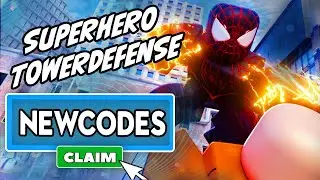 *NEW GAME + CODES* Superhero Tower Defense MIGHT BE THE BEST! - Roblox