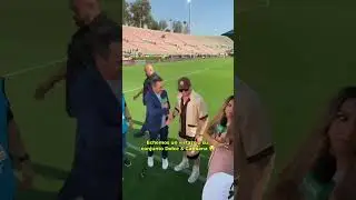 ¡EL CAMPEÓN! Canelo llega para el partido de México vs Nueva Zelanda #shorts