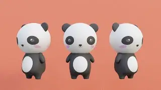 Kawaii panda Blender Tutorial