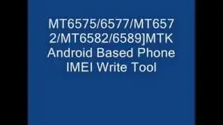 All MTK IMEI REPAIR TOOL support all mtk chipset