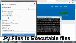 How to convert python file to executable file [ windows ]