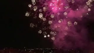 Fireworks over Lake Boca Raton.  July 16, 2022