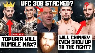 UFC 308 IS STACKED! Topuria vs Holloway? Whittaker vs Chimaev? Ankalaev vs Rakic? MMA News Reaction