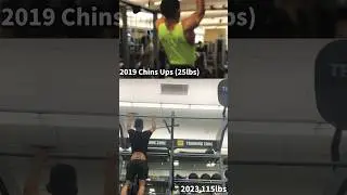 Pull Up Progression Over The Years #gym