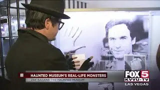 Zak Bagans Haunted Museum shows items of real life monsters