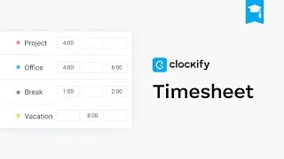 Clockify Tutorial: Timesheet