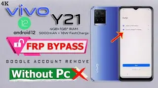 Vivo Y21 FRP Bypass/Unlock Google Account | Rm Solution | Vivo Y21 FRP Bypass Android 12 Without PC