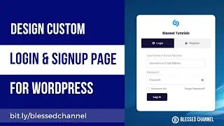 Design Custom Login & Signup Page For WordPress with Elementor-2024
