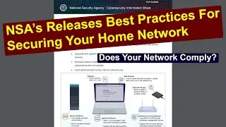 NSA Releases Best Practices For Securing Your Home Network