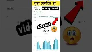 इस तरीक़े से video upload करे 100&10 % viral hoga || Video upload karne ka sahi tarika kya hai ||