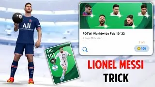 How To Get 101 Rated L. Messi In Pes 2021 Mobile || New Psg Messi Trick 🔥