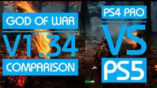 GOD OF WAR PS4 PRO VS PS5 V1.34