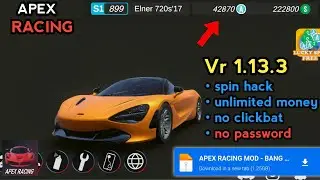 Apex Racing Mod Apk l New update 2024 l spin hack l #unlimitedmoney #supercars #marathi