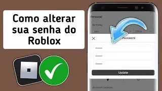 Como alterar a senha no Roblox | Alterar senha do Roblox 2024