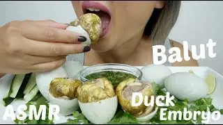 BALUT Duck Egg Embryo CHALLENGE | ASMR Eating Sounds | N.E Let's Eat