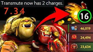 Valve is joking around with Ogre Magi too much - 16 Charges Midas with 1370GPM 7.34 Carry Dota 2