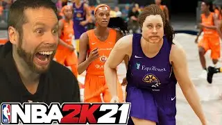 I made a FEMALE MyPLAYER in NBA 2K21 Next Gen