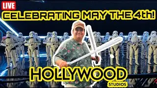 🔴Live: Early Entry for May the 4th at Hollywood Studios! - Merch & Food - Disney World Livestream