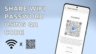 How To Share WiFi Password Using QR Code (On Android)