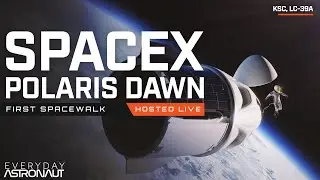 Watch SpaceX launch the FIRST commercial spacewalk, Polaris Dawn!!!