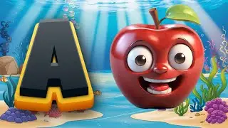 A for Apple | Fun ABC Alphabet Song for Kids | Learn A to Z with Cool 3D Animation