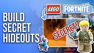 How To Build Secret Hideouts/Rooms - LEGO Fortnite