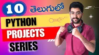 Python Projects Series [Telugu] | 10 Projects with Code | Vamsi Bhavani