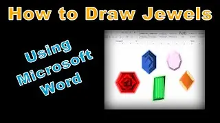 How to Draw Jewels Using Microsoft Word