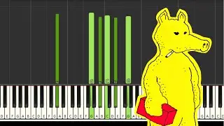 Learn Lofi Hip Hop type chord progression! [Synthesia] (Piano tutorial)