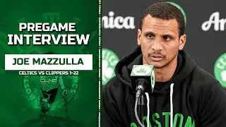 Joe Mazzulla Raves About Conversations with Jaylen Brown | Celtics vs Clippers Pregame