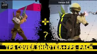 Unity 3D : what happen if you Merge the Third Person Cover Shooter and Low Poly FPS Pack