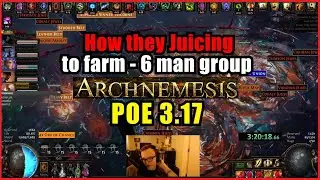 ⚡ POE 3.17 ⚡ snapow - How they juicing to farm - 6 man group