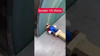Sander VS Mario #sandervs #satisfying #mario  #timelapse