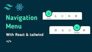 Magic Navigation Menu Indicator using React js and tailwind css