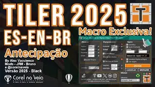 Object Tiler Duplica Objetos no CorelDRAW Vs 2025 ES-EN-BR Black