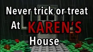 Trick-or-Treating at A Karen's House | VenomBricx HALLOWEEN Stopmotion