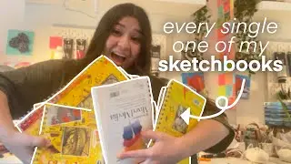 SKETCHBOOK TOUR! - ALL of my sketchbooks! (2016-2022)